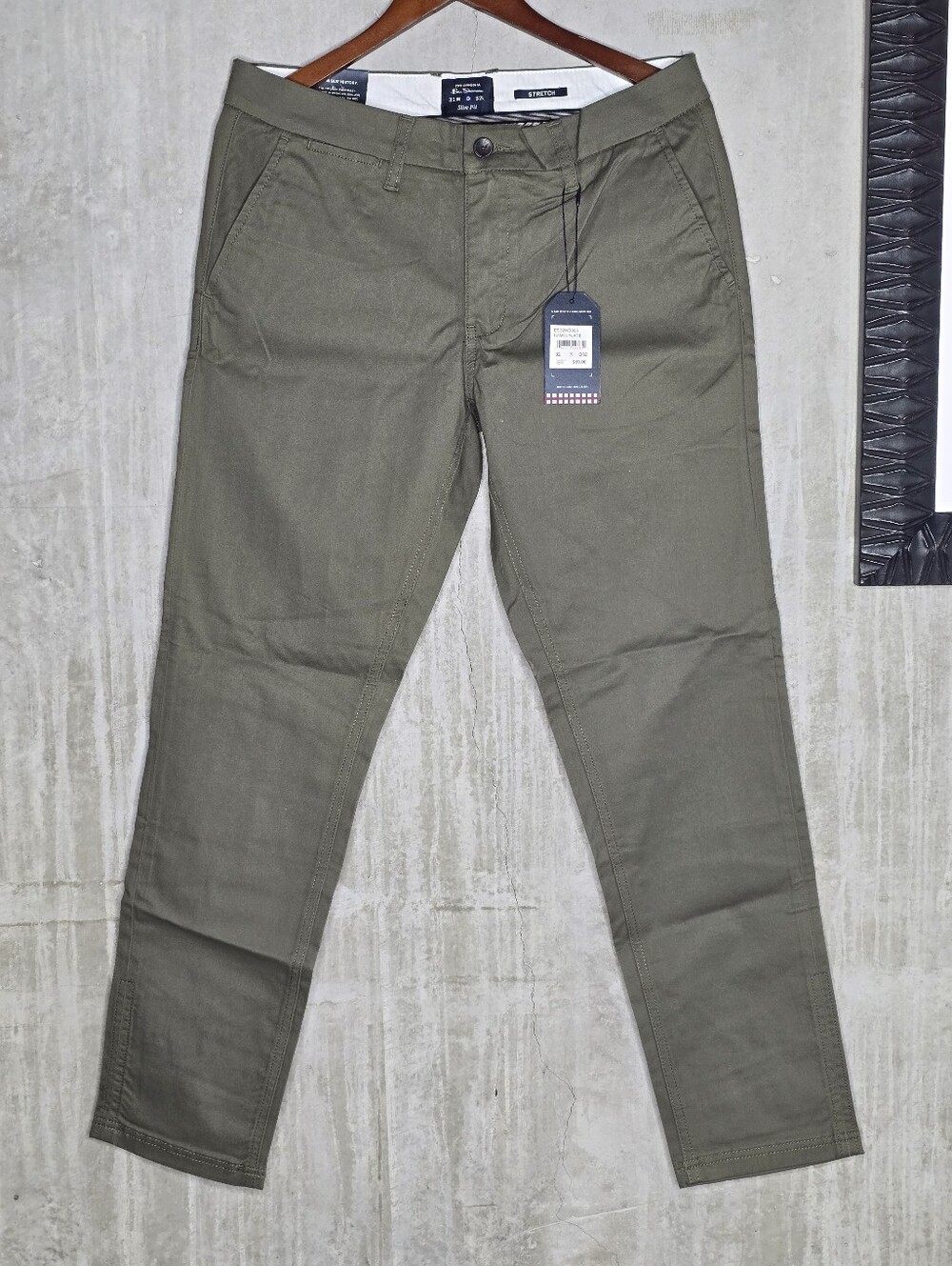 Ben Sherman Olive Green Men's Pants 32W 32L